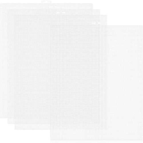 Plastic Mesh Canvas Sheets 10.2 x 13 Inch 4 Pieces 10 CT