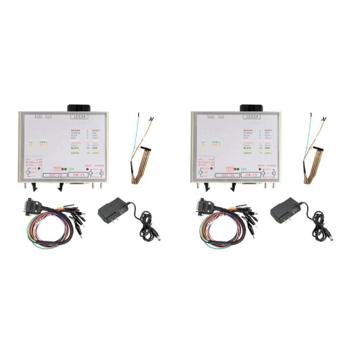 2X New Power Box J-TAG for FLASH Via J2534 Works for FLASH ECU-Soft OBD ECU Programmer Power BOX US Plug