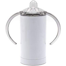 Sublimation Blank Stainless Steel Sippy Cup 12 oz