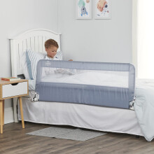 Regalo Hideaway 54-Zoll Extra Lange Bettseite, mit verstärktem Sicherheitsanker, Grau