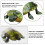Lifelike Tortoise Toy with Infrared Remote Control 3