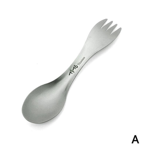 Τιτάνιο Spork για υπαίθρια κατασκήνωση και πικνίκ 1 τεμάχιο