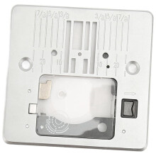 Placa de agulha com placa de cobertura para Brother 4411 4423 4432