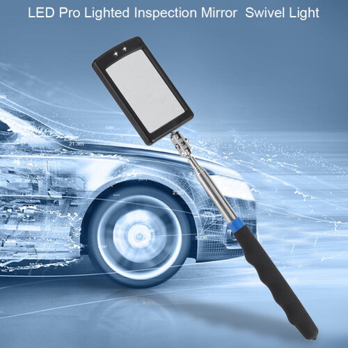 LED Lighted Flexible Inspection Mirror 360 Swivel 2