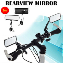 Bike Rearview Mirror Convex Wide 2X