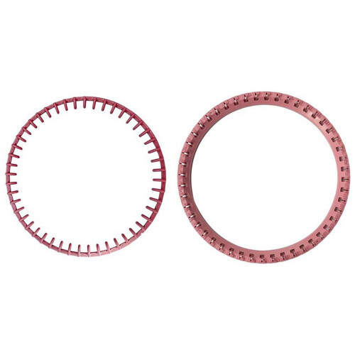 Stickmaskinens övre ringbyte rosa, 2 st