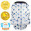 OUSITAIN Nursing Cover Blue Lattice 1 Piece 1