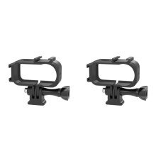 2X Plastic Protective Frame for OSMO Action Camera Horizontal Expansion Bracket for Convenient Shooting