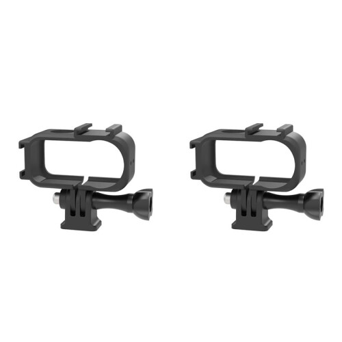 2X Plastic Protective Frame for  OSMO  Action Camera Horizontal Expansion Bracket for Convenient Shooting