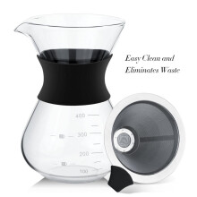 Cafetière à filtre en acier inoxydable 10 tasses