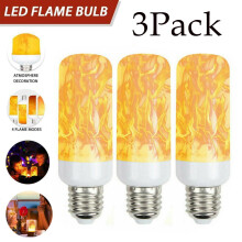 Ampoule LED OUSITAI effet flamme E27 avec capteur de gravité (lot de 3)