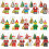 Grinch Darth Vader Christmas Elf Mini Figures 16 PCS 1