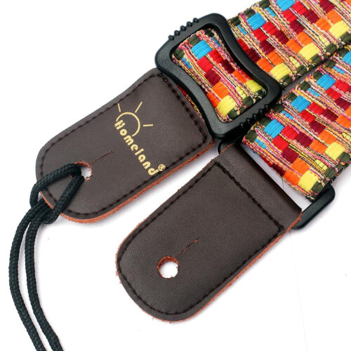 Adjustable Guitar Strap PU Leather 1 Piece 2