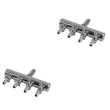 Aquarium air pump flow lever 8-way tube splitter
