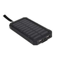 Zonne-energie powerbank 20000mAh oplader voor buitengebruik en reizen