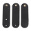 Leather Cord Organizer Wrap Black 3pcs 1
