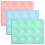 Silicone Mini Tart Pan Non-stick 12-Cavity 3pcs 1