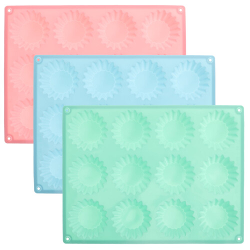 Silicone Mini Tart Pan Non-stick 12-Cavity 3pcs