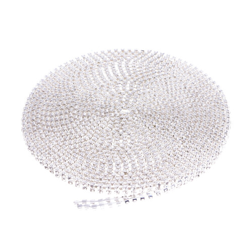 Chaîne à griffes en strass blanc 3 mm 12#