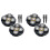 4PCS  Shaver Replacement Heads for  Titanium  Shaver, 4 Cleaning Brush 1