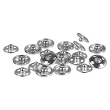 Metal Clothes Snap Fastener Premium Durable 50 Pair