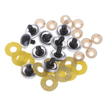 Olhos de segurança de plástico OOKWE para amigurumi 16/20/24mm