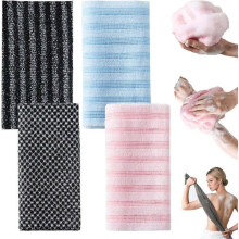 Exfoliačná rukavica na chrbát - Dlhá žinka - Hĺbkové čistenie - Balenie 4 kusov - Rôzne farby