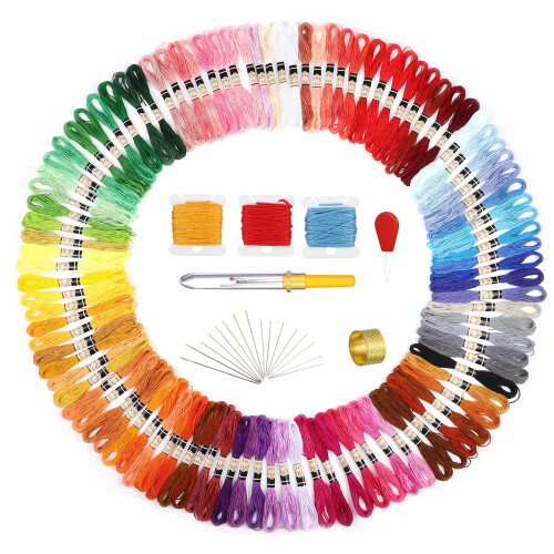 Embroidery floss kit hand sewing threads 1 set