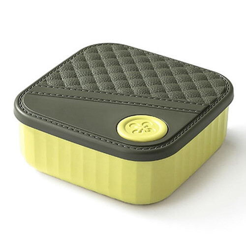 Portable Sewing Box with DIY Supplies Yellow