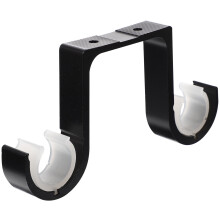 Ceiling Mount Curtain Rod Bracket Aluminum Alloy Double