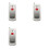 3X 433MHz Wireless Remote Control Learning Code EV1527 Module with Antenna Single Button Control 1000M Long Range Opener 1