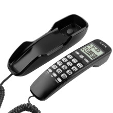 OTVIAP wandtelefoon met snoer, zwart LCD-scherm