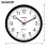 Sharp-compatible 14-inch silent wall clock black 3