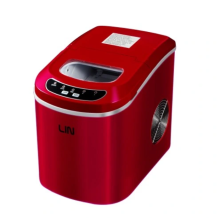 IJsblokjesmachine - LIN ICE - PRO-R12 - Rood - 12–15 kg/dag - 2 maten, 9 ijsblokjes/cyclus