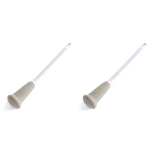 2X Long Handle Sponge Brush Kitchen Cleaning Supplies Bottle Cleaning Brush Cups Beers Jug Cleaned Kitchen Tool Gray