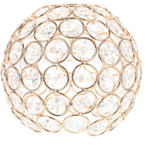 Cúpula dourada delicada para luminária de teto (1 peça)