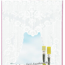 Floral lace curtain princess style waterfall swag valance