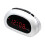 Mainstays Digital Alarm Clock White Red LED 1 Unit 2