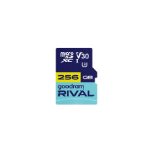 GOODRAM microSDXC 256GB V30 UHS I U3 RIVAL + adapter
