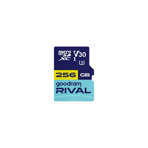 GOODRAM microSDXC 256GB V30 UHS I U3 RIVAL + adapter