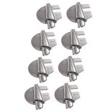 Kit de 8 peças de calcadores para bainha enrolada de 3 a 10 mm