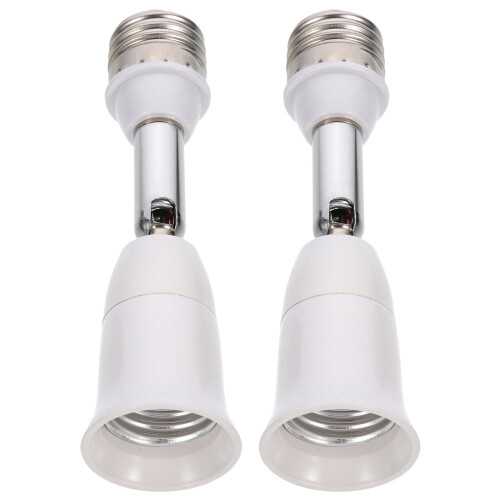 E26/E27 socket extender adjustable 180 bendable