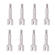 Steel Wheel Axle Replacement for 1/14 RC Off-Road Car 8 pcs