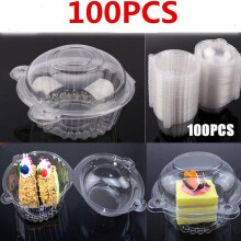Clear Cake Box 20.67 x 13.26 x 3.9 inches 100 count