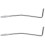 Electric Guitar Tremolo Arm Silver 5.0mm 2-Pack 1