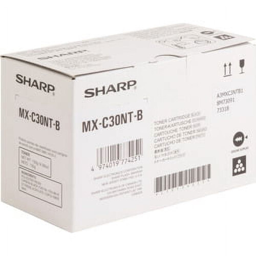 Sharp SHRMXC30NTB black toner cartridge 1 each 1