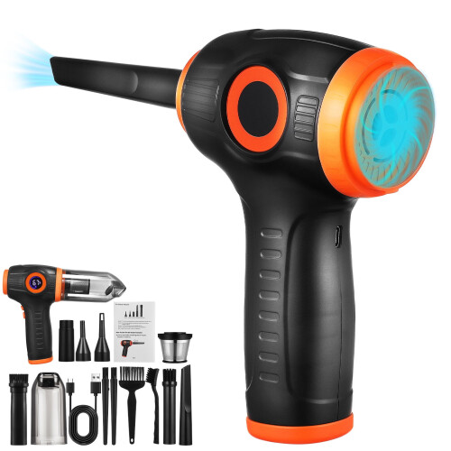 Portable cordless air duster for PC cleaning 1 unit