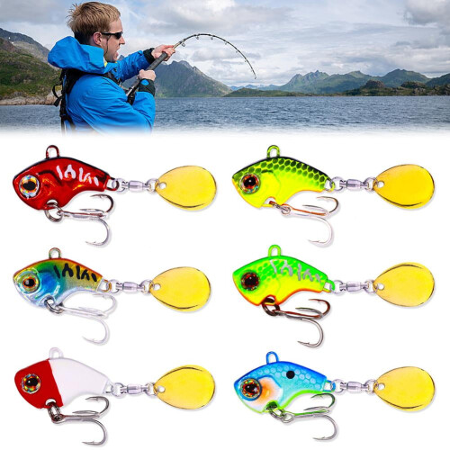 Whirlwind sequin submerged VIB lure 1 piece 2