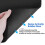 Mouse Pad Black Stitched Edge Non-Slip 3 Pack 4