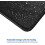 Mouse Pad Black Stitched Edge Non-Slip 3 Pack 5